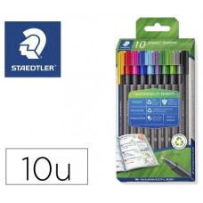 ESTUCHE 4 ROTULADORES COLORES SURTIDOS FLUORESCENTE TEXTSURFER  CLASSIC 364 ECO EDITION.  STAEDTLER 364 RC4 (Espera 4 dias)